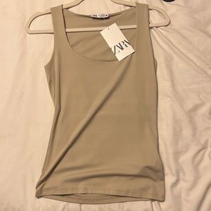 Zara Basics Tan Tank